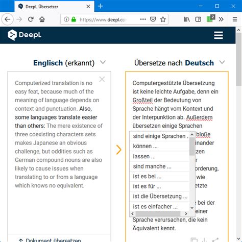 englisch deutsch übersetzung|Automatische Glossargenerierung – DeepL.